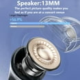 thumbnail image 2 of True Wireless Earbuds, Bluetooth Headphone with Smart LED Display Charging Case, Black, 2 of 9
