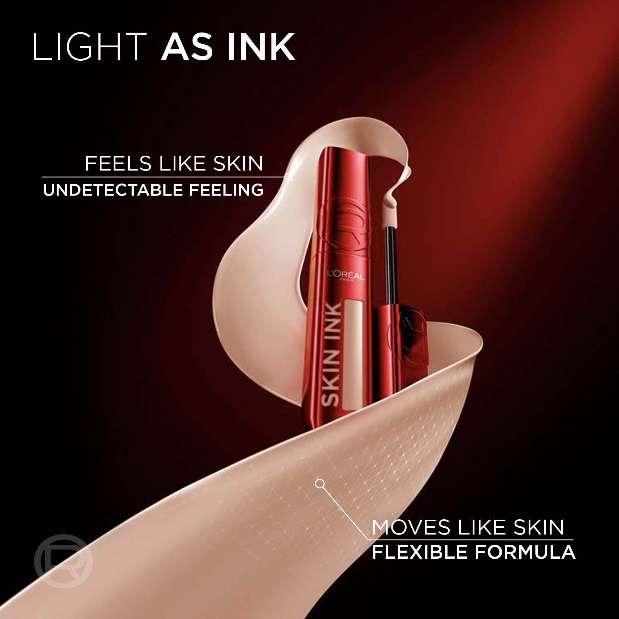 L'Oreal Paris Foundation & Concealer Hybrid Infallible Skin Ink, Longwear Transfer Resistant, Matte Finish, Light Longwear Foundation and Concealer