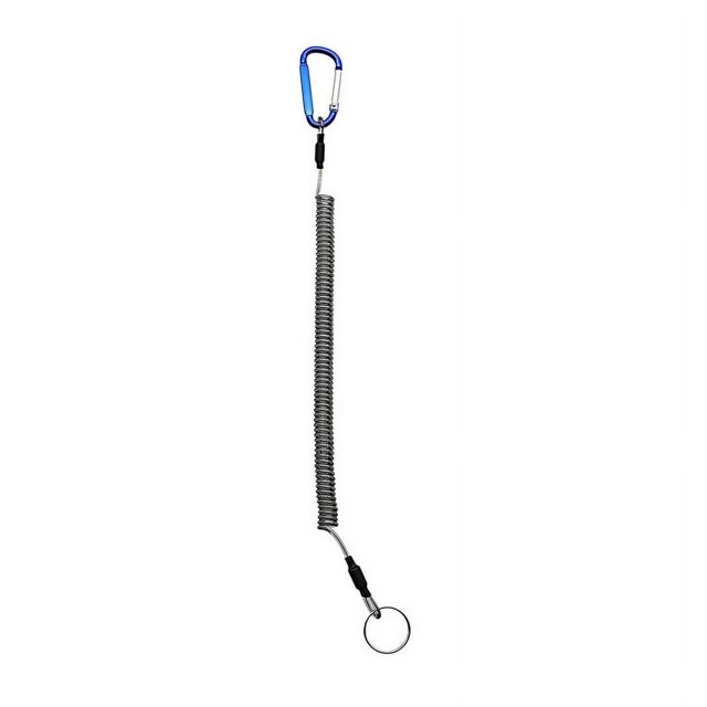Fishing Miss Rope 1 Set Rod Release Rope Toughness High Stretch Strong Pulling Force Quick Release Fishing Keychain Ring Hook Fishing Enthusiasts