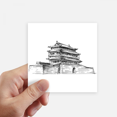 thumbnail image 1 of Pegatinas de pared Palacio de Beijing Unbranded cuadrado 10 cm maleta portatil Motobike 8pcs, 1 of 1