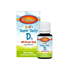 Carlson Babys Super Daily D3 Liquid Drops 400 Iu 365 Drops