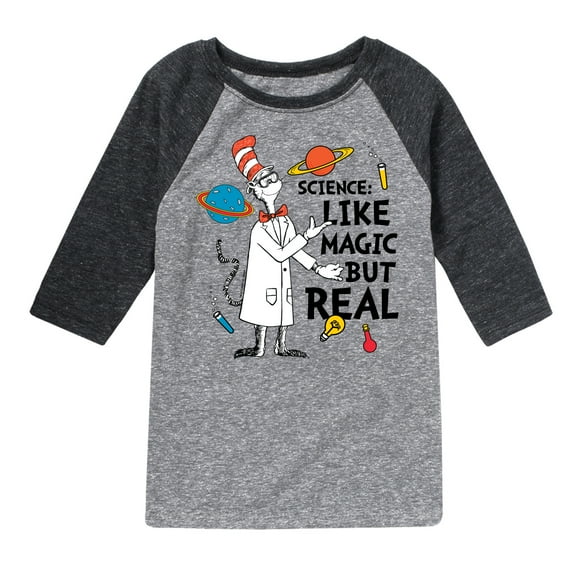 Cat in the Hat - Science Like Magic But Real - Kids Raglan