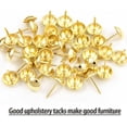 thumbnail image 5 of 500 Piezas Clavos de Tapicería, 17X11 MM Clavos de Tapicería Decorativos de Bronce Clavos Retro Clavos de Tapicería DIY Dorado, 5 of 5