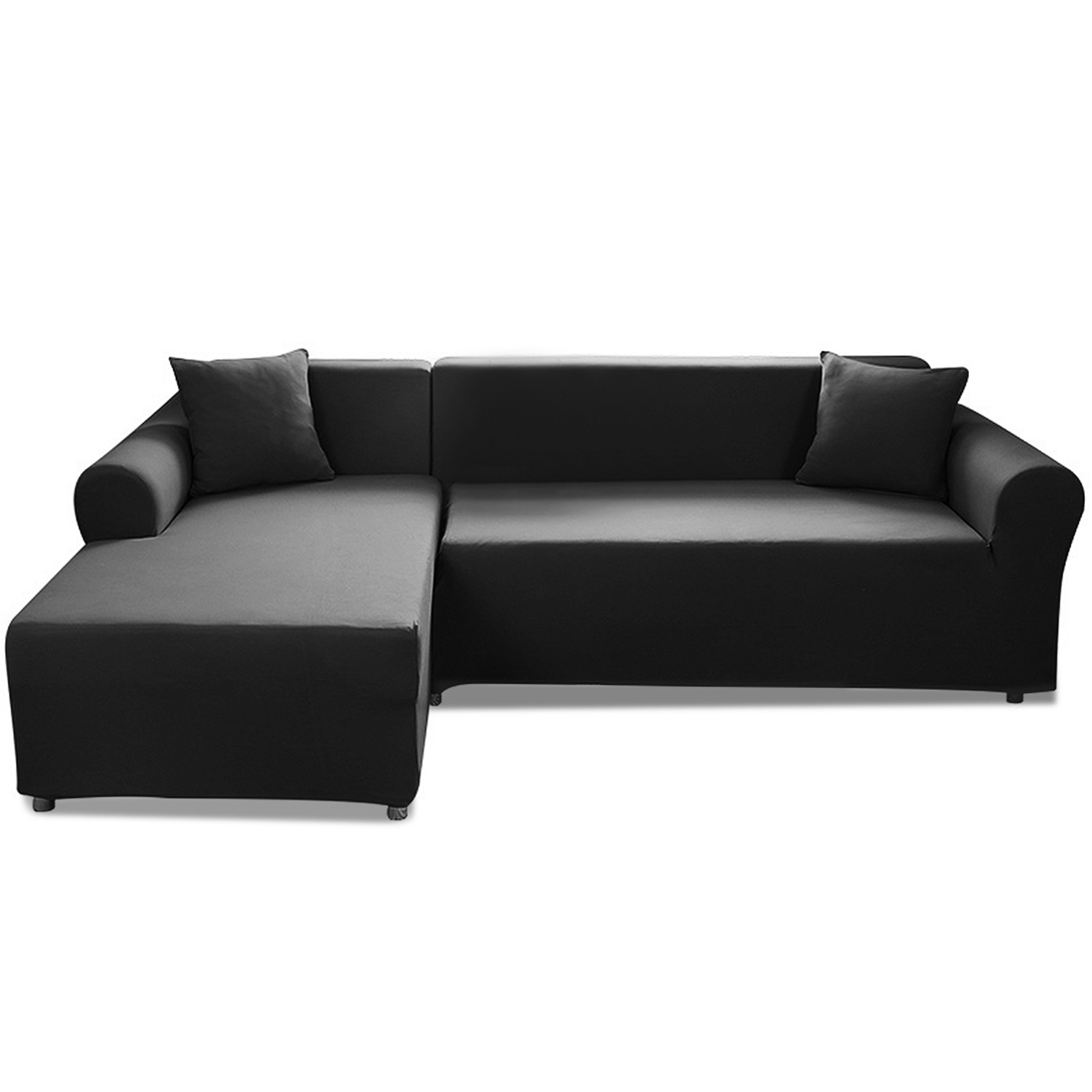 SAFETYON Sofa Slipcover 2Piece Sectional Couch Covers L Shape Sofa