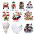 thumbnail image 1 of Adorno navideño de resina QY OEM 2024, adorno para decoración del hogar, adornos navideños de resina, decoración de regalo de Navidad, 1 of 4