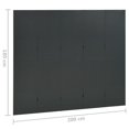 thumbnail image 4 of vidaXL 5-Panel Room Divider Anthracite 200x180 cm Steel, 4 of 4