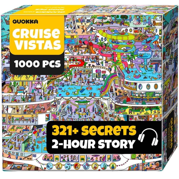 Rompecabezas QUOKKA Cruise Vistas 1000 piezas para adultos