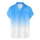 thumbnail image 5 of Camisas de Manga Larga para Hombres Moda Casual Impresión Cuello de Vuelta Blusa Transpirable para Diario Y de Negocios, 5 of 6