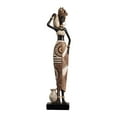 thumbnail image 1 of Estatua de mujer africana, figura humana, adorno estético, decoración, estatua de resina para 75 cm x 45 cm x 325 cm, 1 of 9