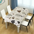 thumbnail image 4 of Yayeee Tablecloths 54" x 54" Rectangle Wrinkle Resistant Party Table Cover, Winter Forest, 4 of 8