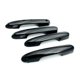 thumbnail image 2 of Embellecedor de cubierta de manijas laterales de puerta, decoración apta para Toyota New RAV4 2019-2020, color negro, 4 piezas para coche, 2 of 4
