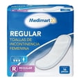 thumbnail image 1 of Toallas de incontinencia Medimart femenina regular 16 pzas, 1 of 4