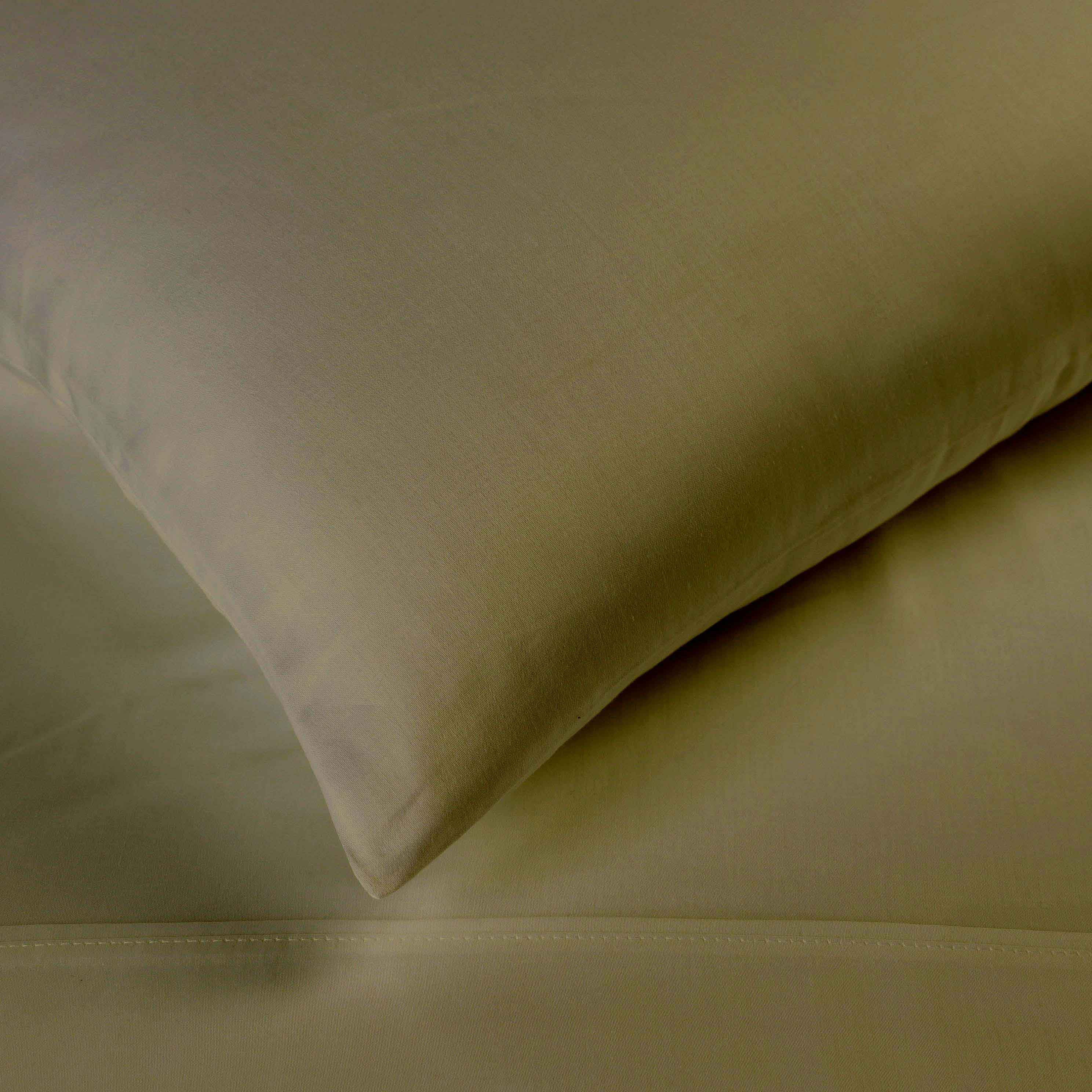 Superior Egyptian Cotton 400 Thread Count Deep Pocket Sheet Set, Twin XL Size, Sage