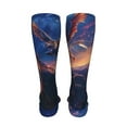 thumbnail image 6 of Pofeuu Starry Sky Flying Tiger Print Stockings, Adult Running Hiking Socks for Youth and Adult-One Size, 6 of 8