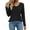 Black, variant on Horkkom Womens Tops Long Sleeve Lightweight Shirts Fall Fashion 2024 Trendy Tops Crewneck Casual Knit Basic Shirts, Gifts for Women