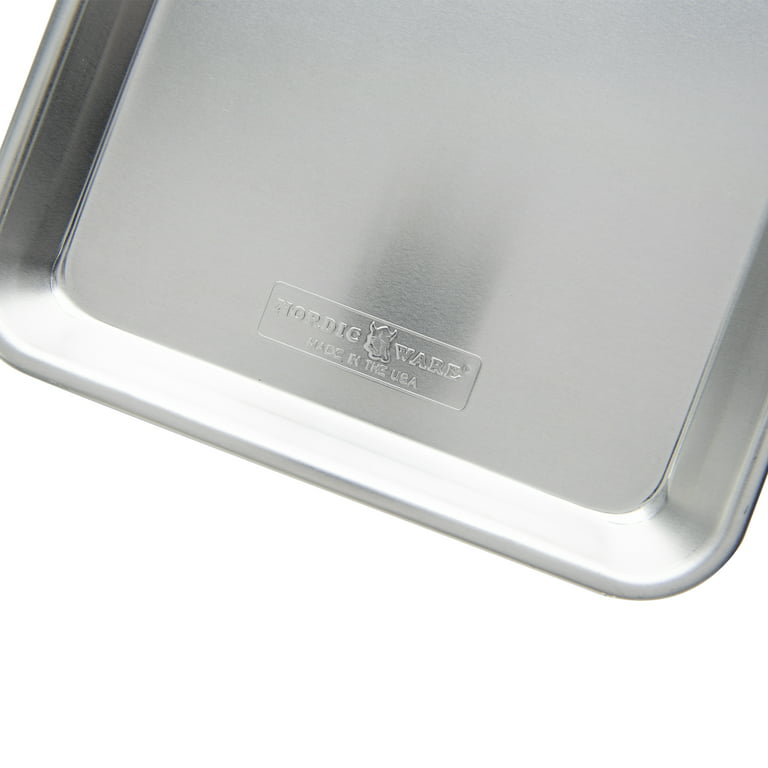 Nordic Ware Naturals Aluminum 4 Pack 1/8 Sheets, 10.1 inch x 7 inch x 1.1 inch, Silver, Size: 10 inch x 7 inch