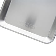 Nordic Ware Naturals Aluminum Quarter Sheets, 3 Pack, Silver, 12.1 x 8.8 x 1.1