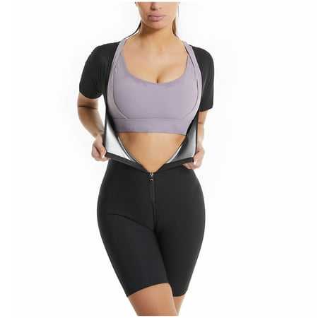 

Herrnalise Firm Tummy Compression Bodysuit Shaper with Butt Lifter WomensHigh Waisted Body Shorts Shapewear Jumpsuit for Women Thigh Slimming Jumpsuit Silver