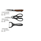 thumbnail image 3 of Juego De 6 Cuchillos De Cocina De Acero Inoxidable Y Pelador Malubero Malu376, 3 of 4