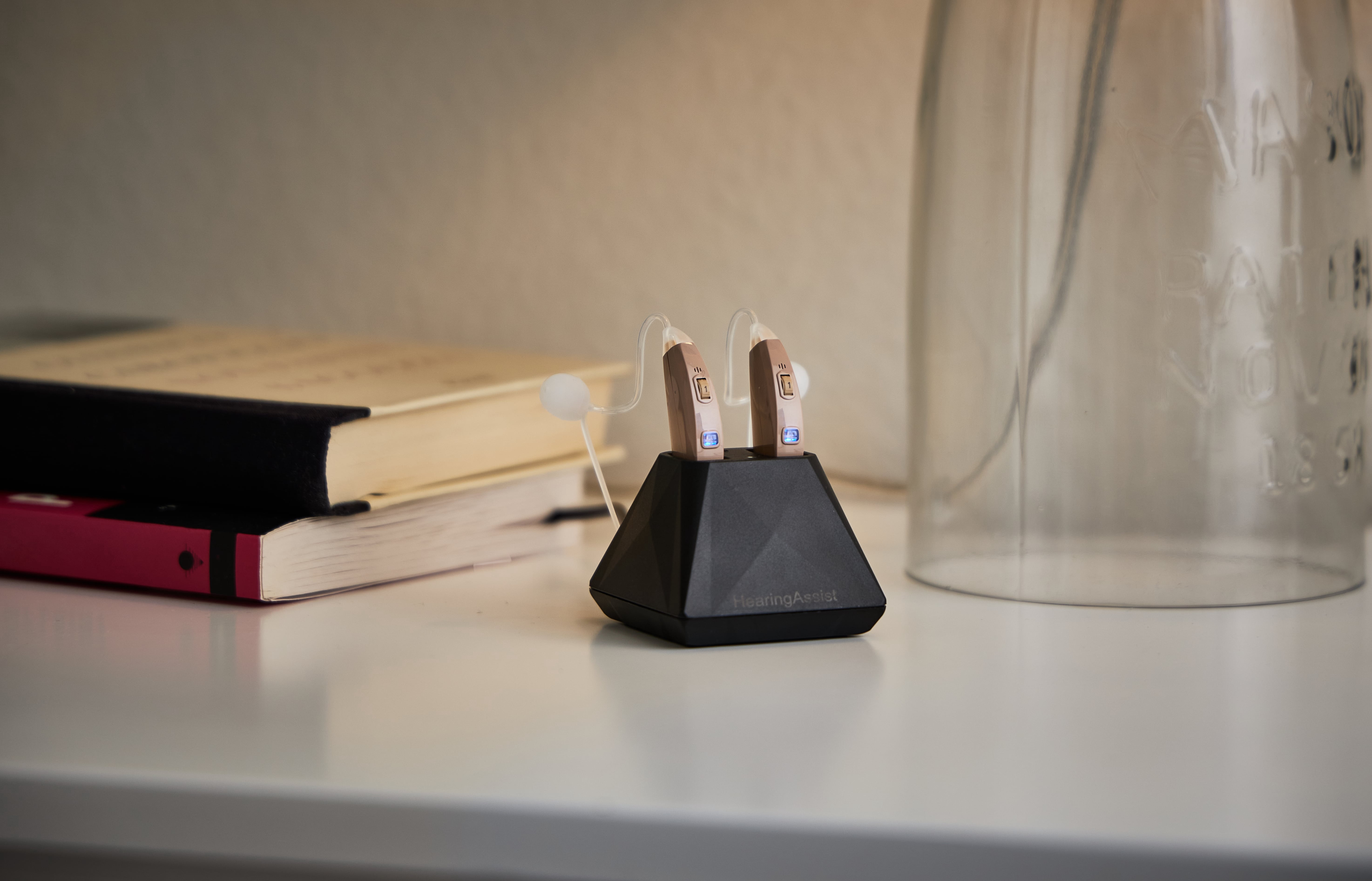 HearingAssist EAZE Rechargeable Behind-the-Ear Beige kit (2pc)
