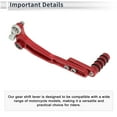 thumbnail image 5 of Unique Bargains Motorcycle Gear Shifter Lever for Kawasaki NINJA 400 2018-2023 Pedal Shift Lever Arm Red, 5 of 7