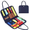 thumbnail image 1 of Busy board for toddlers, preschool to develop basic skills, 14 in 1 educational, 1 of 5