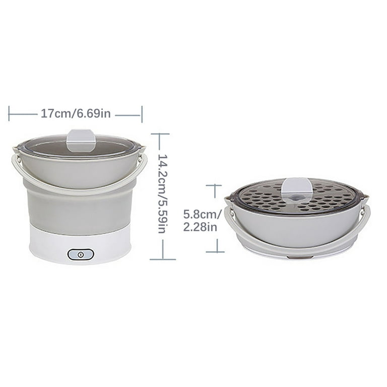 Mouliraty Foldable Electrical Cooker Travel Pot - Dual Voltage