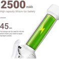 thumbnail image 3 of Cordless Curling Wand, New 2 In 1 Wireless Hair Curler Mini Portable Ceramic Hair Iron Tool Usb Char, 3 of 5