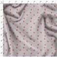 thumbnail image 4 of Soimoi Gray Silk Fabric Triangle & Arrow Heart Print Fabric by the Yard 42 Inch Wide, 4 of 5