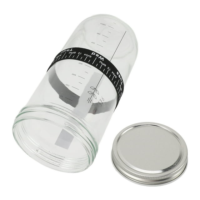 Sourdough Bread Making Supplies, Sourdough Bread Starter Kit Easy To Use Glass 34oz Versatile With Band For Kitchen