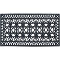 thumbnail image 1 of A1 Home Collections A1HCCL72 Rubber Paisley, Beautifully Hand Finished, Doormat, 24" X 48", Scrollwork Black, 1 of 1