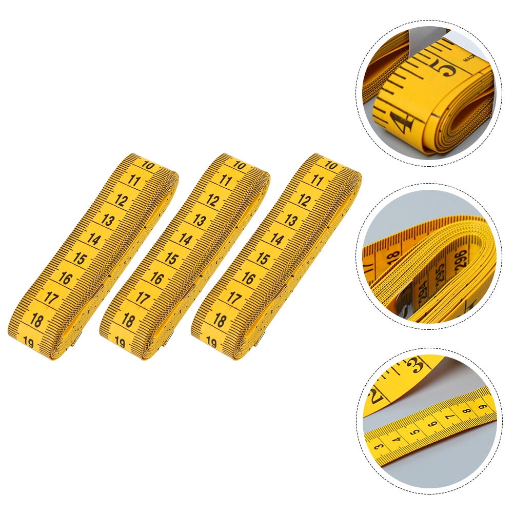 SKISUNO Portable Yellow Tape Measure for and Convenient 9Pcs