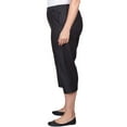 thumbnail image 5 of Alfred Dunner Womens Plus Relaxed Fit Denim Capri, 5 of 5