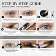 thumbnail image 3 of Kit de color para cejas DLUX PROFESSIONAL negro de larga duración, 3 of 9