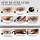thumbnail image 3 of Kit de color para cejas DLUX PROFESSIONAL negro de larga duración, 3 of 9