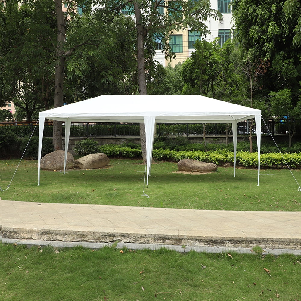 Kadyn Four Sides Canopy Tent, 10' x 20' Camping Tents with Spiral Tubes, Outdoor Canopy Tent for Parties Garden Pool, White Kadyn Four Sides Canopy Tent, 10' x 20' Camping Tents with Spiral Tubes, Outdoor Canopy Tent for Parties Garden Pool, White