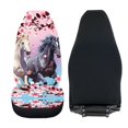 thumbnail image 6 of POLERO Nonslip Front Seat Cover for Van, Washable Breathable Vehicle Seat Covers Polyester 2 Pcs, Horse and Flowers Patterns, 6 of 13