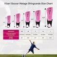 thumbnail image 3 of Espinillera de fútbol Vizari Malaga para niños, color rosa, talla XXS, 3 of 7