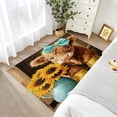 thumbnail image 3 of Highland Cow Rug for Nursery - Highland Cow Rug, 3x5 Rug, Cute Farm Aniaml Area Rug, Western Rustic Washable Non Slip Rugs, Kids Kawaii Cattle Carpet - Home Decor, Highland Cow Gifts for Girls, 3 of 7