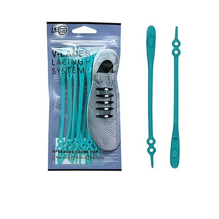 

14pcs/set Waterproof Silicone Shoelace Safty Shoes Accessories Round Elastic Shoelaces No Tie Lazy Shoe laces