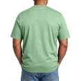 thumbnail image 4 of Mens Big and Tall Shirts Short Sleeve Crew Neck Summer Tops Moisture Wicking Casual Basic T Shirts for Man Light Green L, 4 of 6