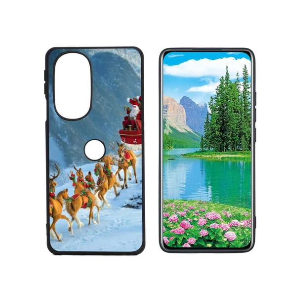 Compatible with Moto Edge+ (2022) Phone Case, Christmas-10 Case Silicone Protective for Teen Girl Boy Case for Moto Edge+ (2022)