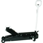 Angle View: Omega 25107 Magic Lift Black Hydraulic Service Jack - 10 Ton Capacity