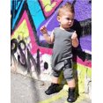 thumbnail image 3 of Bébé Garçon Rompers Enfants Combinaison Combinaison Sans Manches Rompers Tenues Vêtements une Pièce 0-24M, 3 of 5