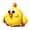 A, variant on Yellow Pull Along Chick Toy, Interactive Pull Toy with Wheels, Crawling Toy for Early Learning, Sensory Play, Plastic Pull String Toy