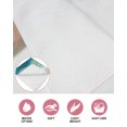 thumbnail image 6 of Blue Waves Kitchen Dish Towels for Drying Dishes Set of 2, Rustic Abstract Beach Ombre Stripes Art Waffle Weave Microfiber Hand Tea Bathroom Towels Quick Dry & Absorbent Towel 15.7x23.6, 6 of 7
