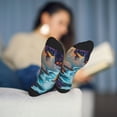 thumbnail image 5 of Bingfone Compression Socks for Women and Men Long Socks for Running Athletic Cycling Nurse- Fantasy Cosmic Landscape, 5 of 7