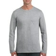 thumbnail image 2 of Gildan Mens Soft Style Long Sleeve T-Shirt, 2 of 5