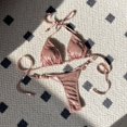 thumbnail image 3 of BKQCNKM Bikini Sets for Women, Micro Bikini, Triangle Bikini, String Bikini, Hot Pink L, 3 of 5