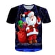 thumbnail image 2 of Camiseta de manga corta con cuello redondo para hombre y mujer, camisa informal con estampado 3D de Hip Hop, tendencia festiva de Carnaval y Navidad, Feliz Año Nuevo, 2 of 4